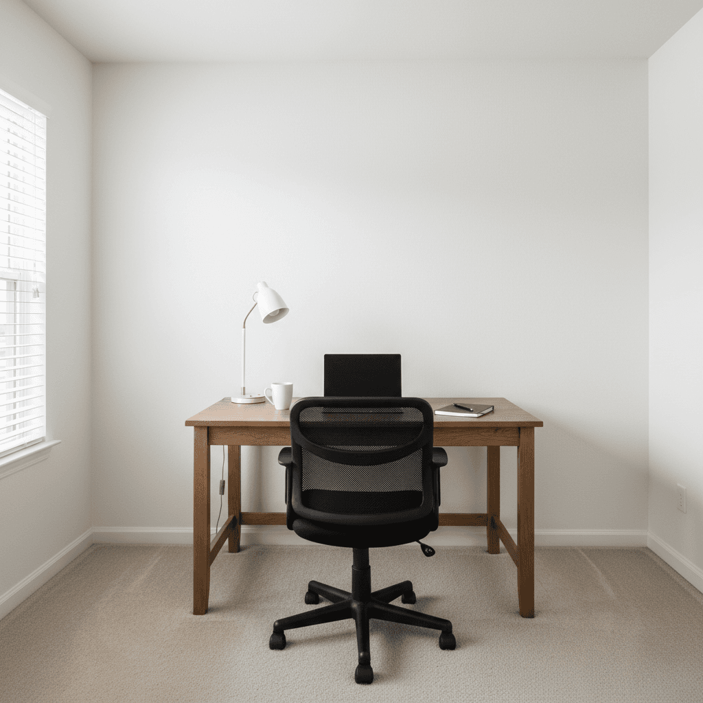 Art Deco Office: before AI redesign