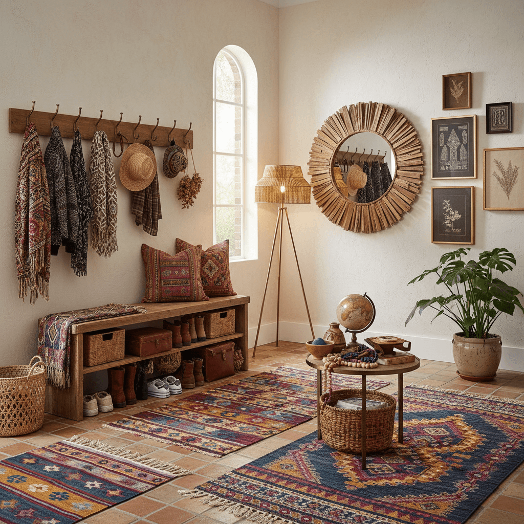 Bohemian Mudroom: after AI redesign