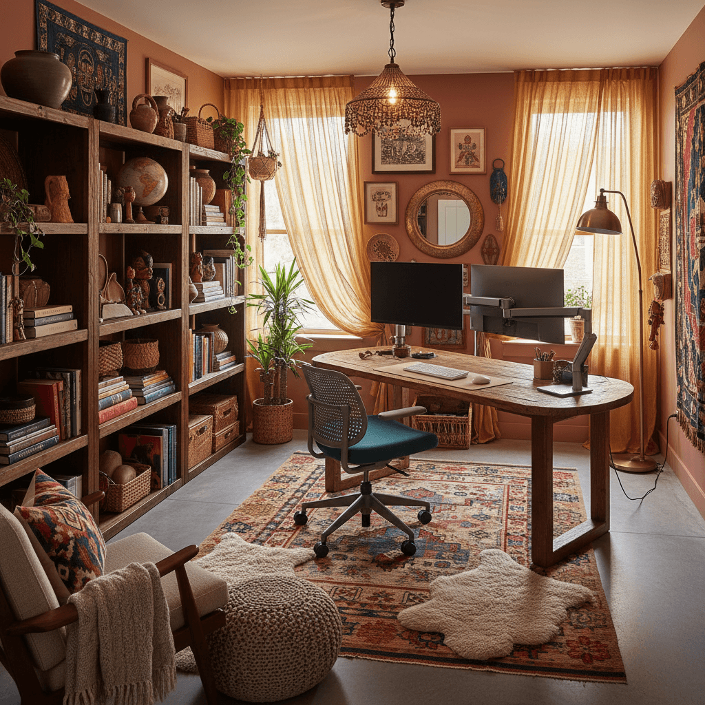 Bohemian Office: after AI redesign