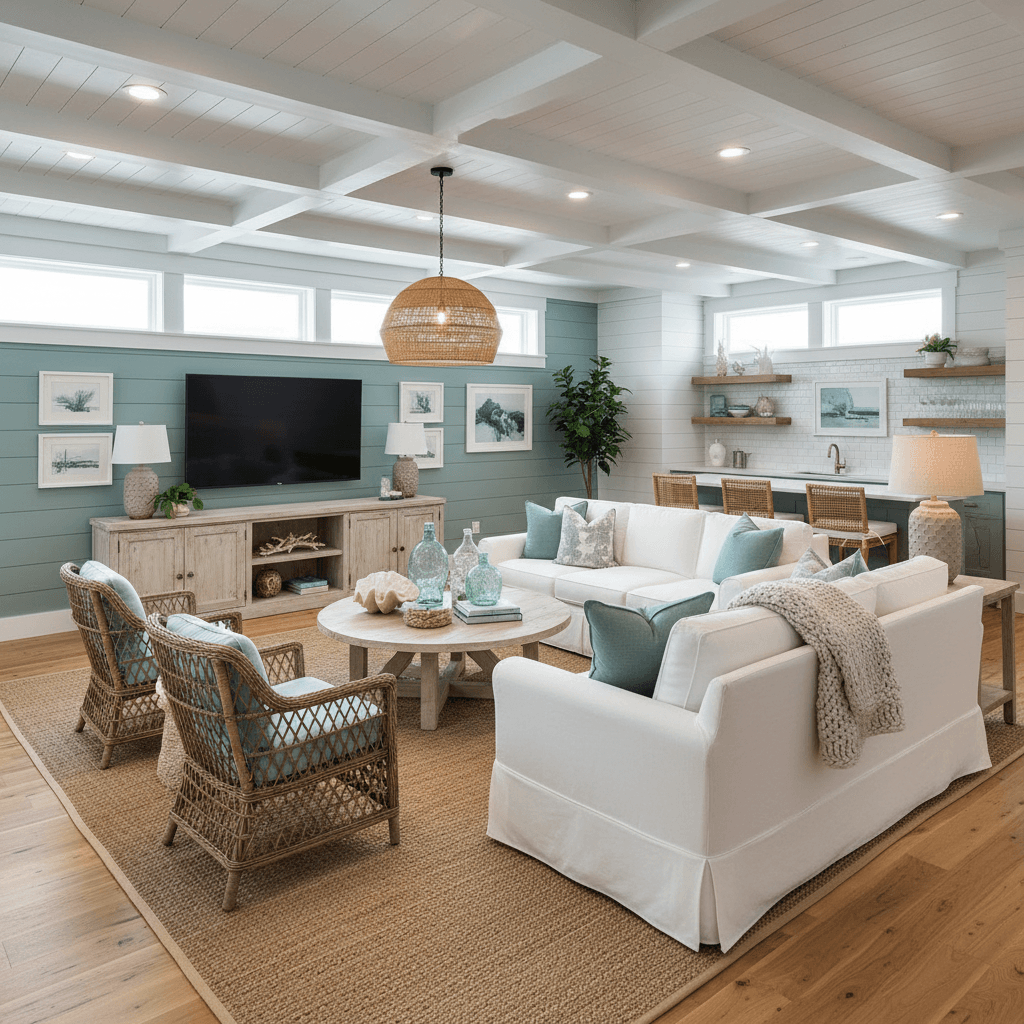 Coastal Basement: after AI redesign