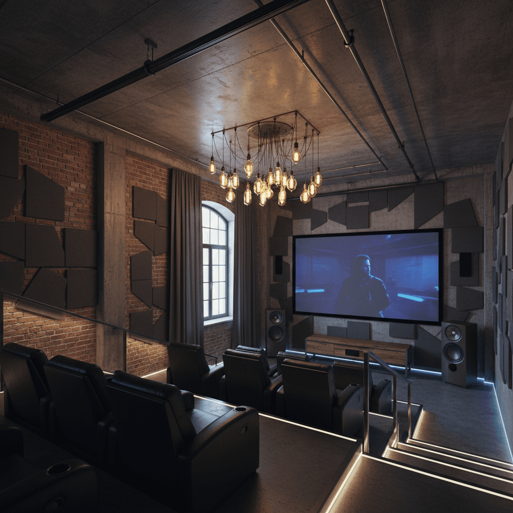 Industrial Home Theater: after AI redesign