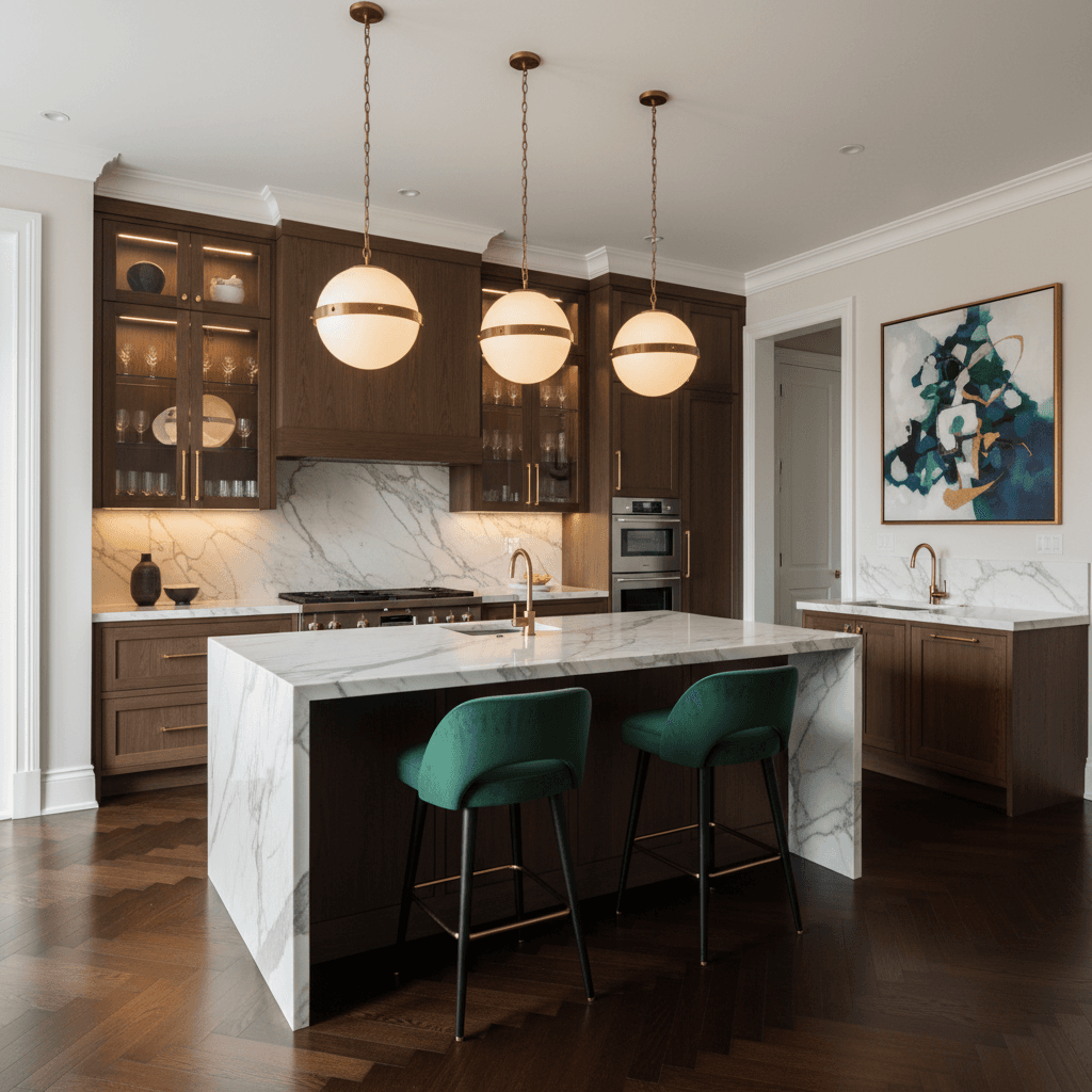 Luxury Kitchen: after AI redesign