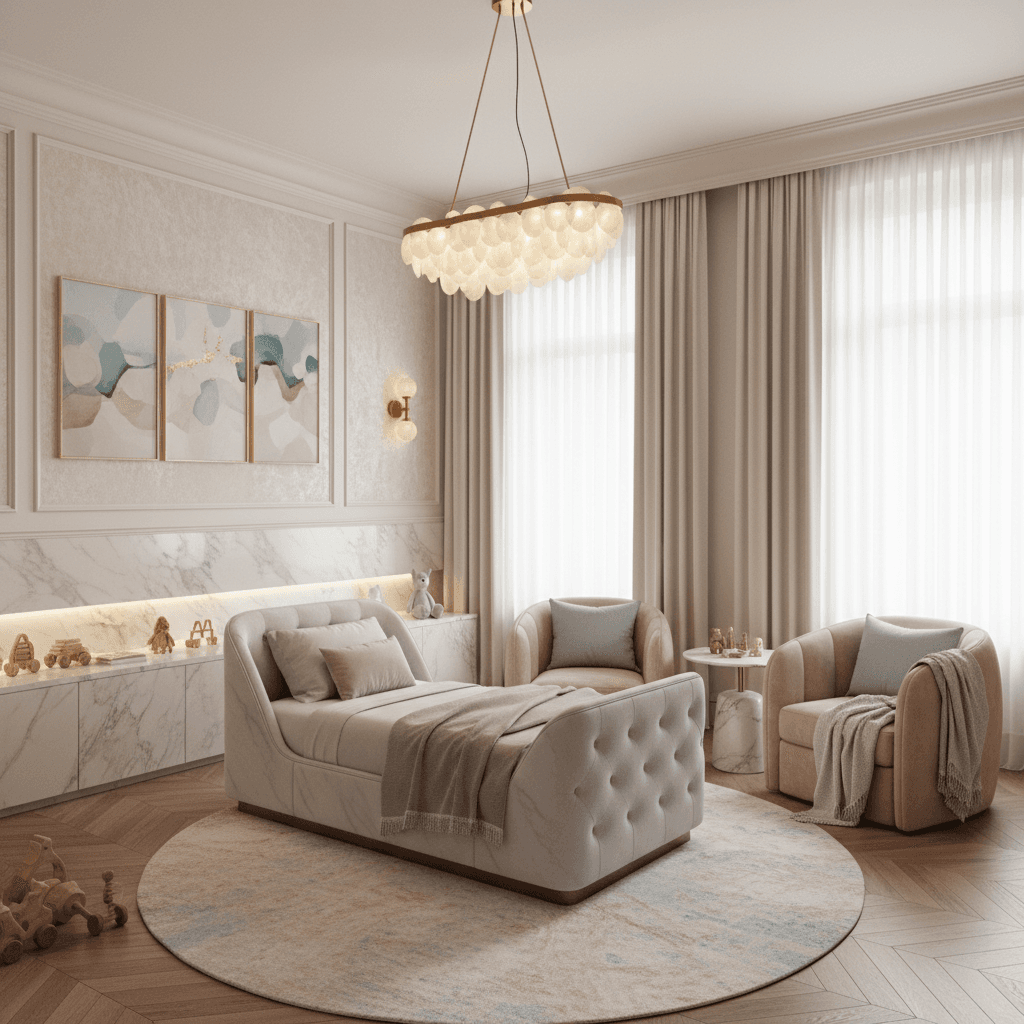 Luxury Nursery: after AI redesign