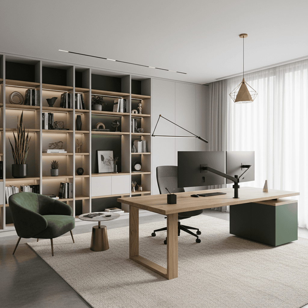 Modern Office: after AI redesign