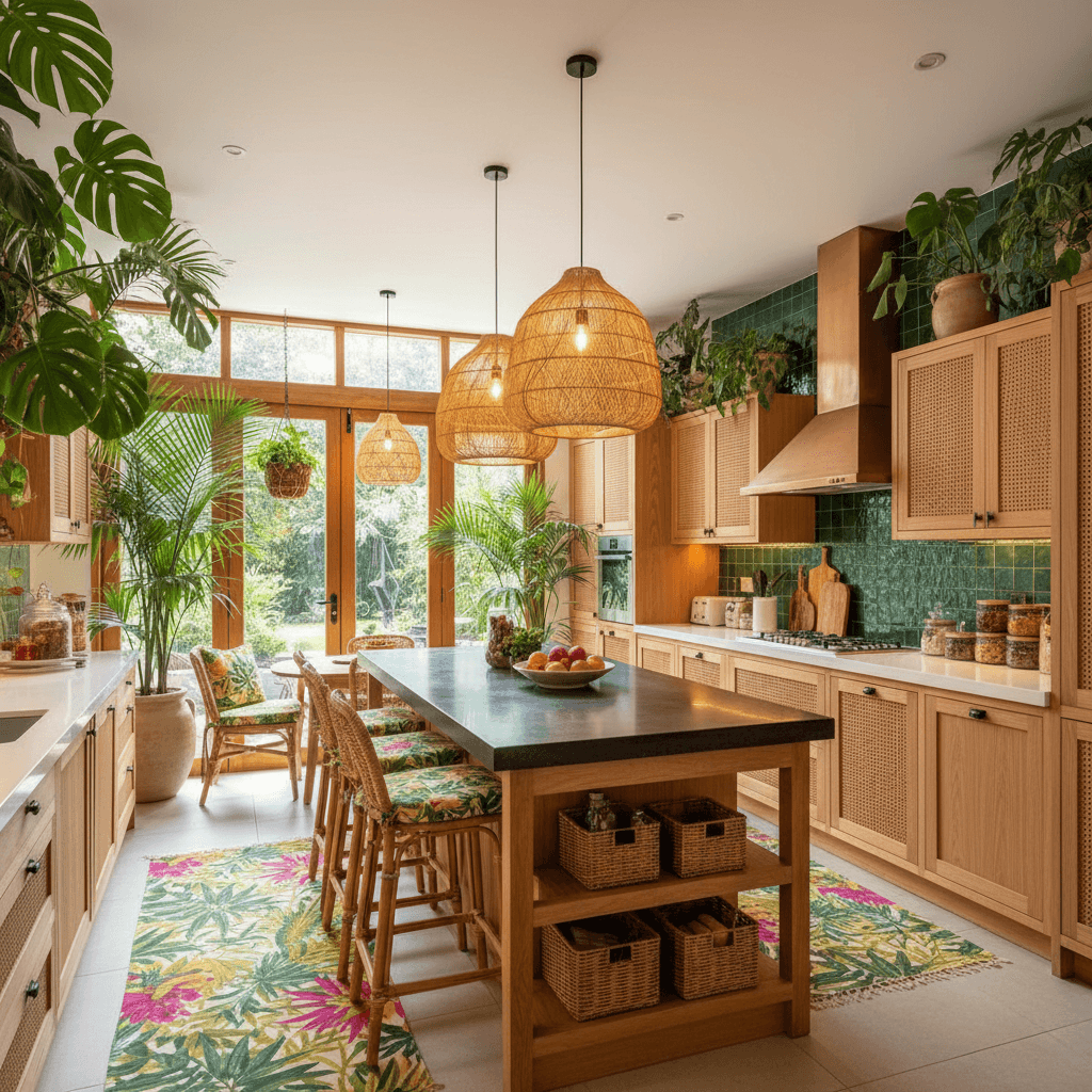 Tropical Kitchen: after AI redesign